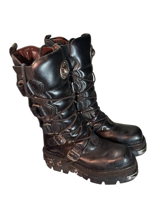 New Rock Other - New Rock Men's Black Boots